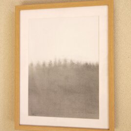 forest11　雨の森　（額縁付き）