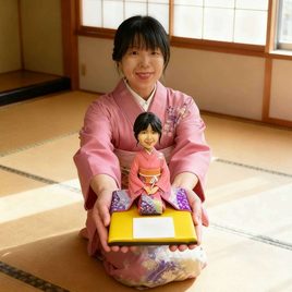 誕生日プレゼント 女性 彼女 オーダーメイド 似顔絵 人形 女友達  写真 から フィギュア 妻 奥さん 肖像画 感謝 車飾り