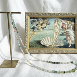 【身にまとう美術館】ヴィーナスの誕生・ネックレス -Botticelli's Venus-