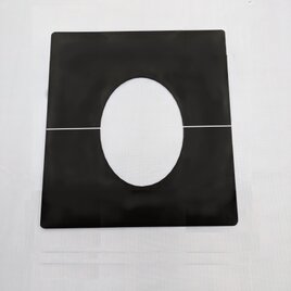 眼鏡板　傾斜　寸　勾配　メガネ板　200ｍｍ用　オーダー可　長穴　煙突　薪ストーブ