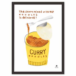 ポップヌードル　送料無料 　イラスト　A4〜A0　ポスター　アートポスター　アート/sei検索新着順　3855