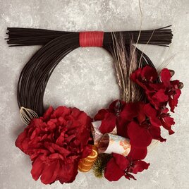 和モダンお正月飾り（ラタン）