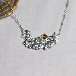 【一点もの】雲と星モチーフネックレス（Silver×スフェーン）