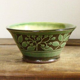 ななかまど切立鉢（織部）