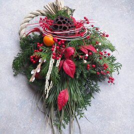 黒松のお正月飾り40cm②