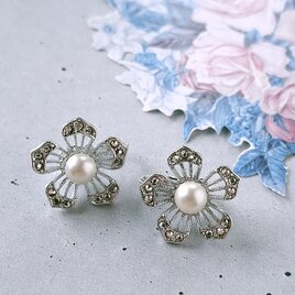 《Sarah Coventry》 “Nocturne” サラコベントリー ヴィンテージイヤリング