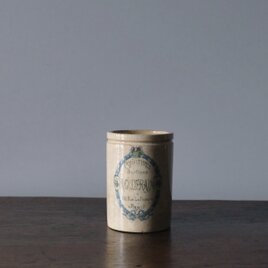 19世紀末 ジャムポット Luneville リュネヴィル 可能性  h13.5cm フランス アンティーク 0502443