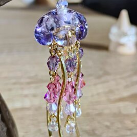 花しゃらくらげ　　片耳ピアス