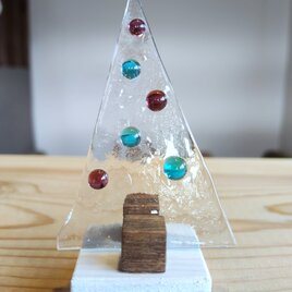 フュージングガラス　ツリー