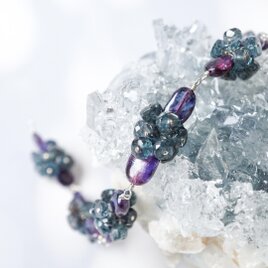 【１点限定】「海底の旋律」ブレスレット スライドチェーン モスカイヤナイト ミスティックカイヤナイト 天然石 金属アレルギー対応