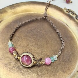 情熱のピンクトルマリン・ブレスレット
