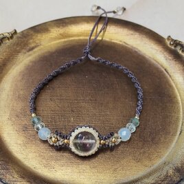 彩りのフローライトブレスレット