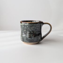 海鼠釉のマグカップ　【手仕事　民藝　和　陶器】