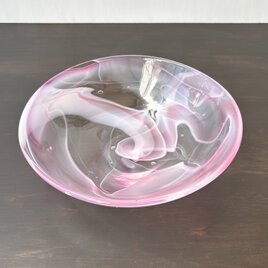 縷々　浅鉢　桃赤　器