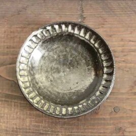 しのぎ手小皿（わら灰）／オーダー可