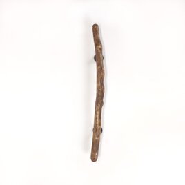 【温泉流木】側面が波打つ流木の柿渋ドアハンドル・手すり 木製 自然木 流木インテリア