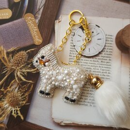 お馬さんのきらきらバッグチャーム