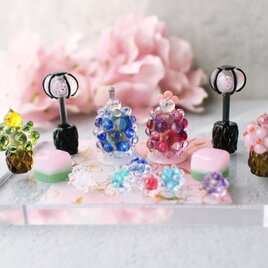 新作！早割(～1/20)2026年ひな祭り⭐︎とんぼ玉ひな人形 ガラスのミニチュア雛人形