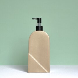 SAPI「日々の器」美濃焼ソープボトル(ベージュ)