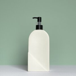 SAPI「日々の器」美濃焼ソープボトル(白)