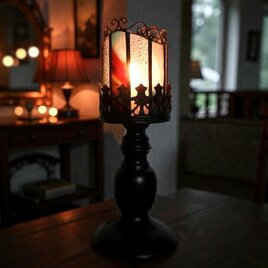 1点物！早い者勝ち！大人の空間 間接照明 ステンドグラス クラシカルアンティークキャンドル ランタンランタン照明