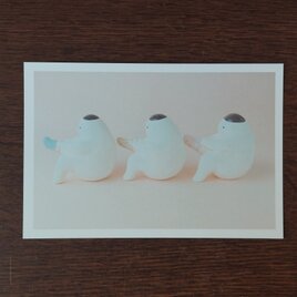 ポストカード(靴下はく子)