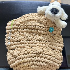 コットンロープのハンドバッグ