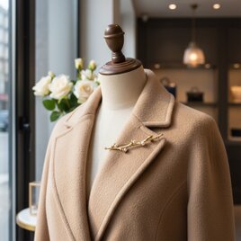 枝モチーフ パールブローチ ゴールド【ebro30】