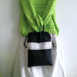 花lace×linen ２wayBag