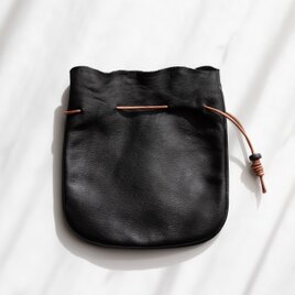 牛革巾着　224829