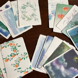 【outlet】和紙の絵葉書アウトレット5枚セット