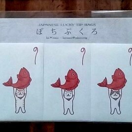 ポチ袋　大漁ねこ