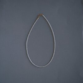 淡雪 ｜小粒淡水パールネックレス　1.5-2mmパール　ベビーパールネックレス　ショートネックレス