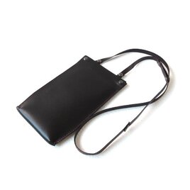 SALE開始～   《牛革》2wayスマホショルダー・フラットタイプ・ブラック・060