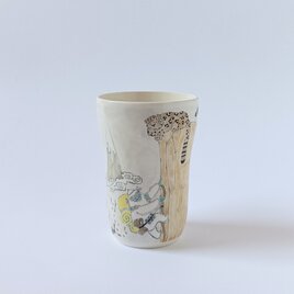 タンブラー　イエティとユキヒョウ