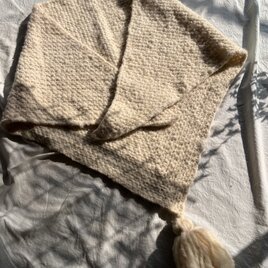 野良ショール 二ニウファーム様 サフォーク羊