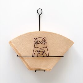 【 受注制作 】フェレットのコーヒーフィルターケース