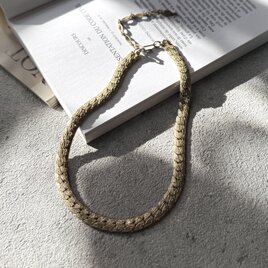 NS33-【 SARAH COVENTRY 】サラコベントリー・ヴィンテージネックレス Flat Herringbone