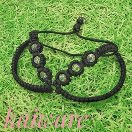 お花3つずつハーネスS+ スワロ ダイヤカット12mm チワワ ヨーキー ポメラニアン トイプードル パラコード 犬ハーネス