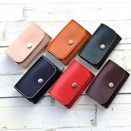 【名入れ無料】本革コインケース　全６色