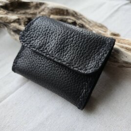 鹿革の三つ折り財布