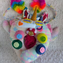 【受注製作】午年限定くびまくら 『ユニコ〜っぱいまン』