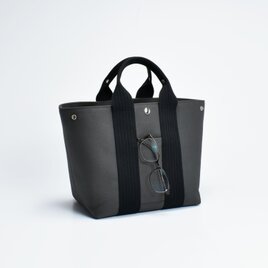 【受注製作】広まちキャンバストート（チャコール×黒）
