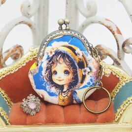 「Honey Baby ２」がま口バッグチャーム（口金5センチ)