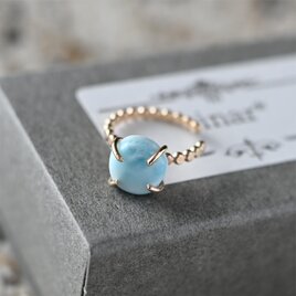 14kgf ラリマーイヤーカフ（dot）【片耳】