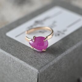 14kgf ルビーイヤーカフ（plane）【片耳】