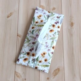 リバティ　携帯ティッシュケース　BOXティッシュから詰替え　プリマベーラ　オフホワイト　577