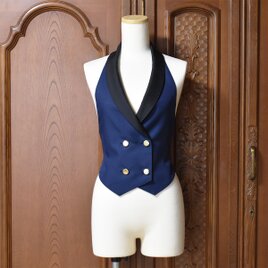 【S様オーダー】ショールカラーカマーベスト