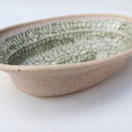 楕円浅鉢　グルングルン