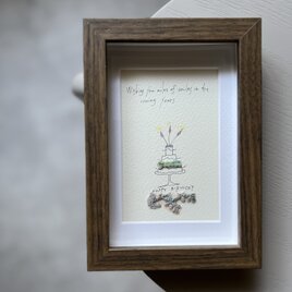 小さな絵シリーズ　/birthday 原画